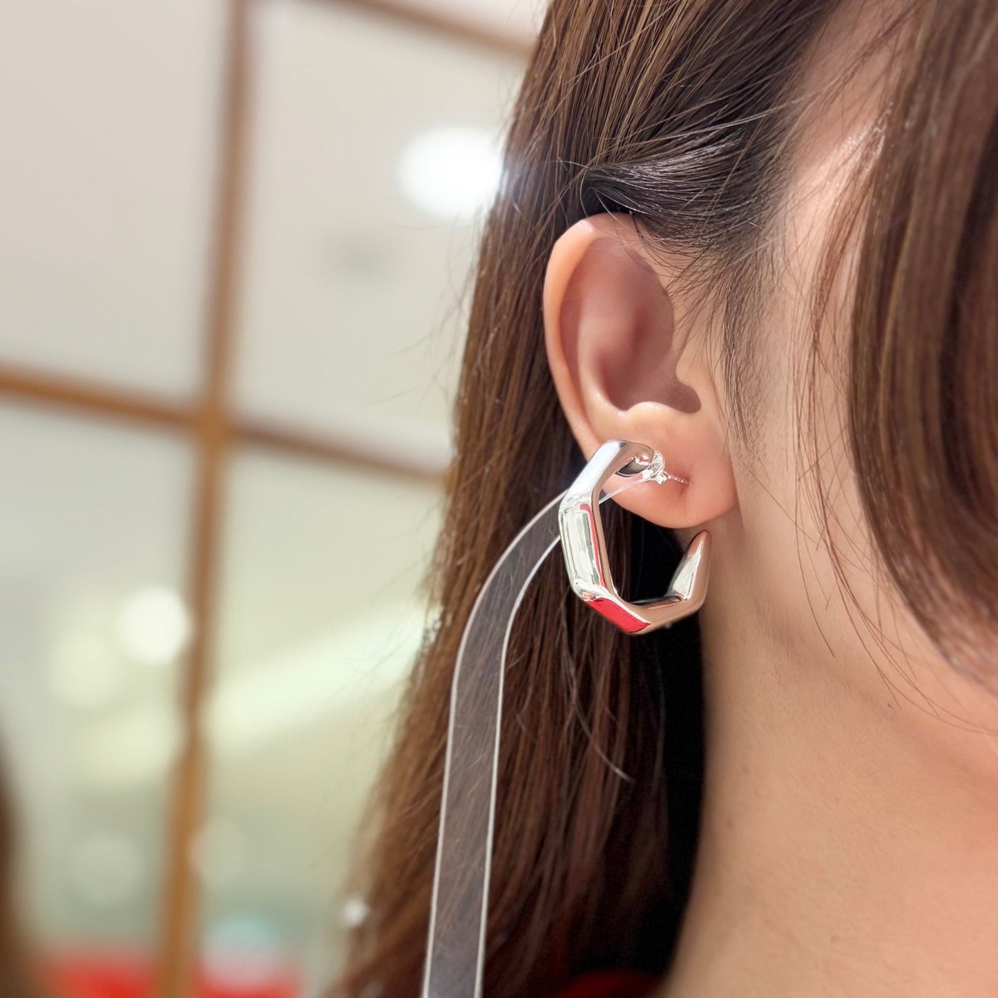 Silver925 hoop pierce 1