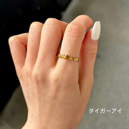 Brass star petit ring 3