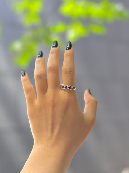 Heart design ring 5