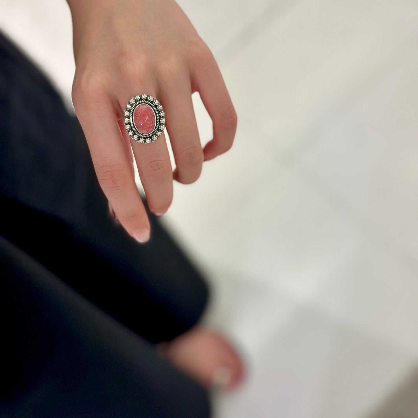 Flower design ring 14