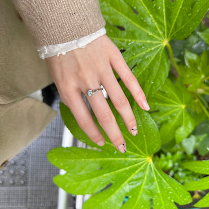 Silver925 1stone ring 5