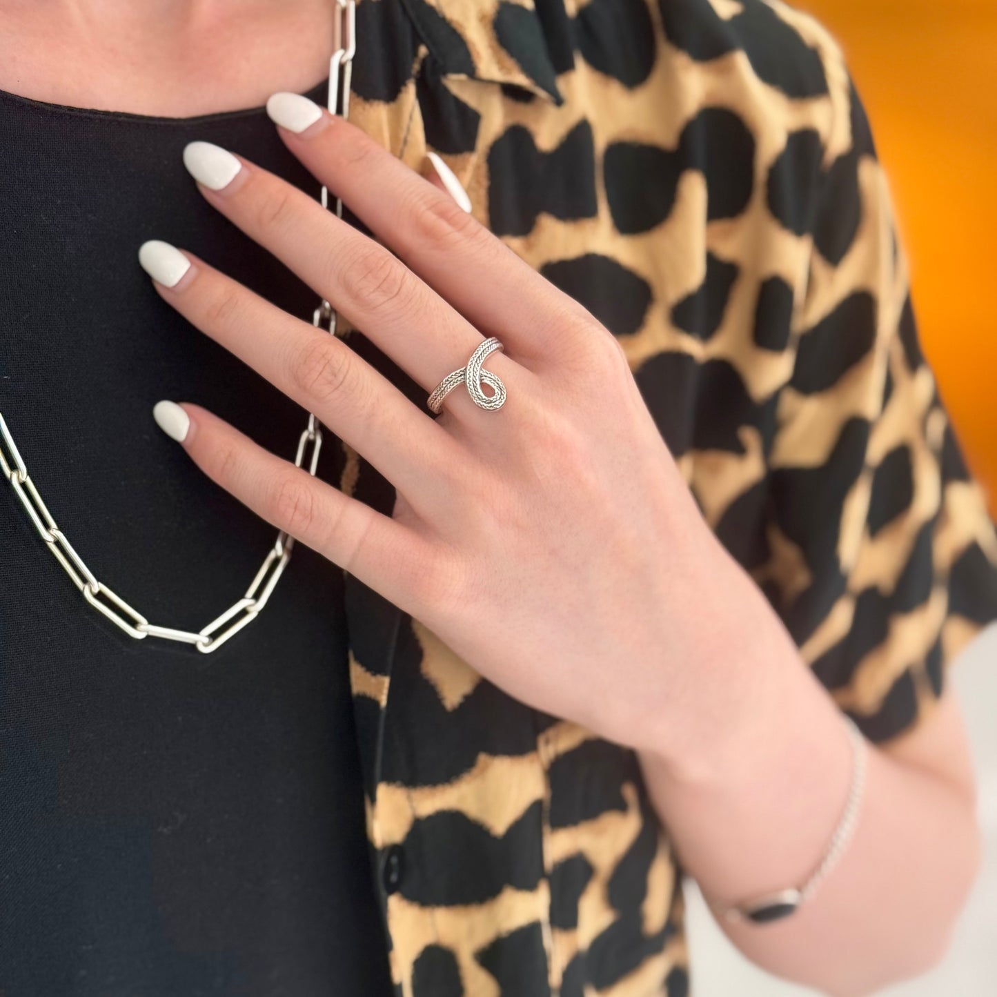 【Biju mam poco】Silver925 plain ring 6