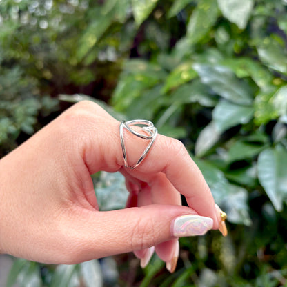 Heart plain ring 40