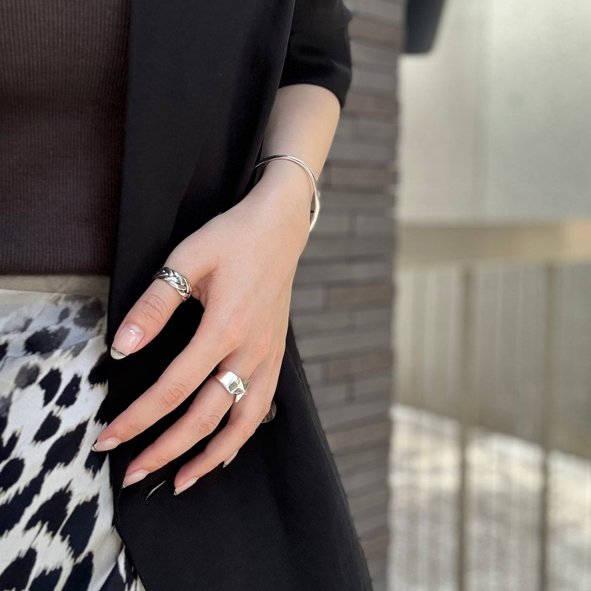 Silver925 plain ring 51