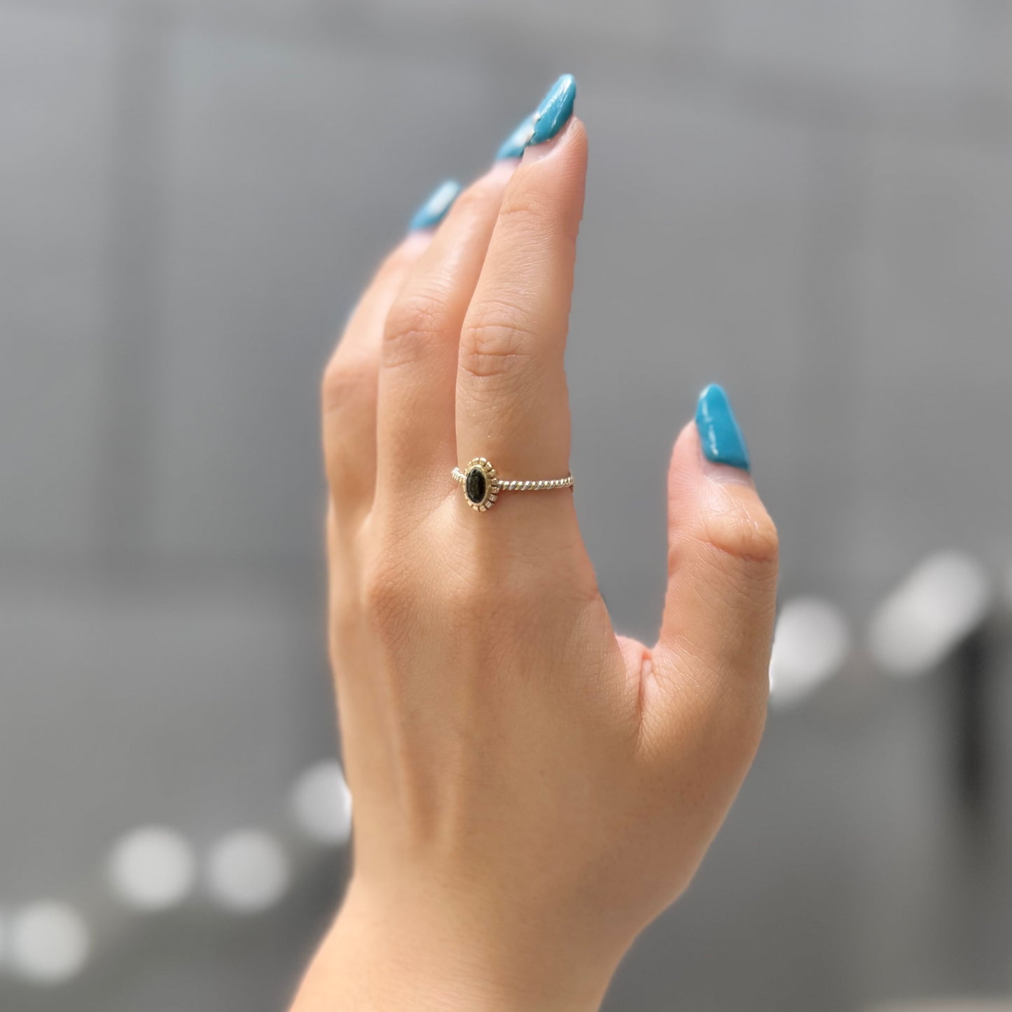 Silver925×Brass petit ring 3