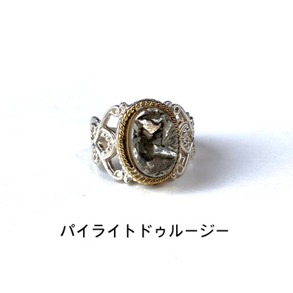 Connect ring〈 Druzy 〉