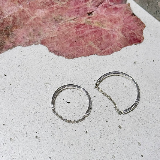 Silver925 plain ring 7