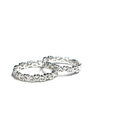 Heart plain ring 31