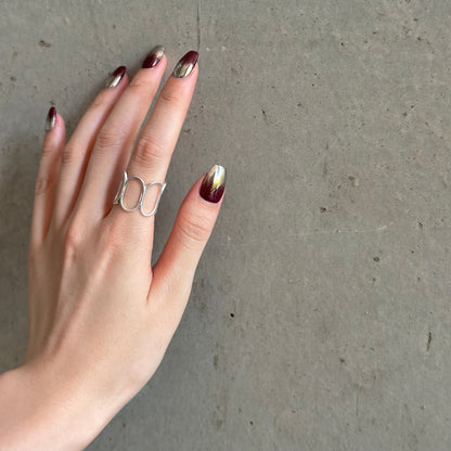 Silver925 plain ring 86
