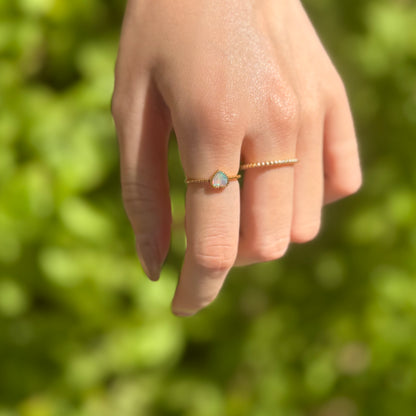 Brass Heart ring 1