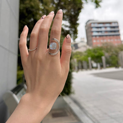 Moon design ring 9