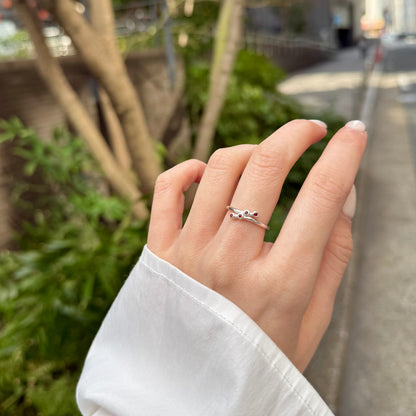 Silver925 design ring 90