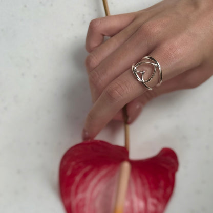 Heart plain ring 79