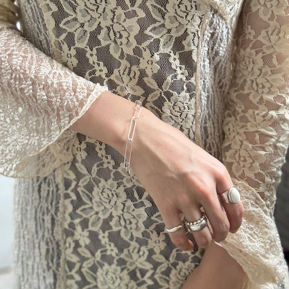 Silver925 chain bracelet
