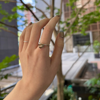 Heart ring & ear cuff
