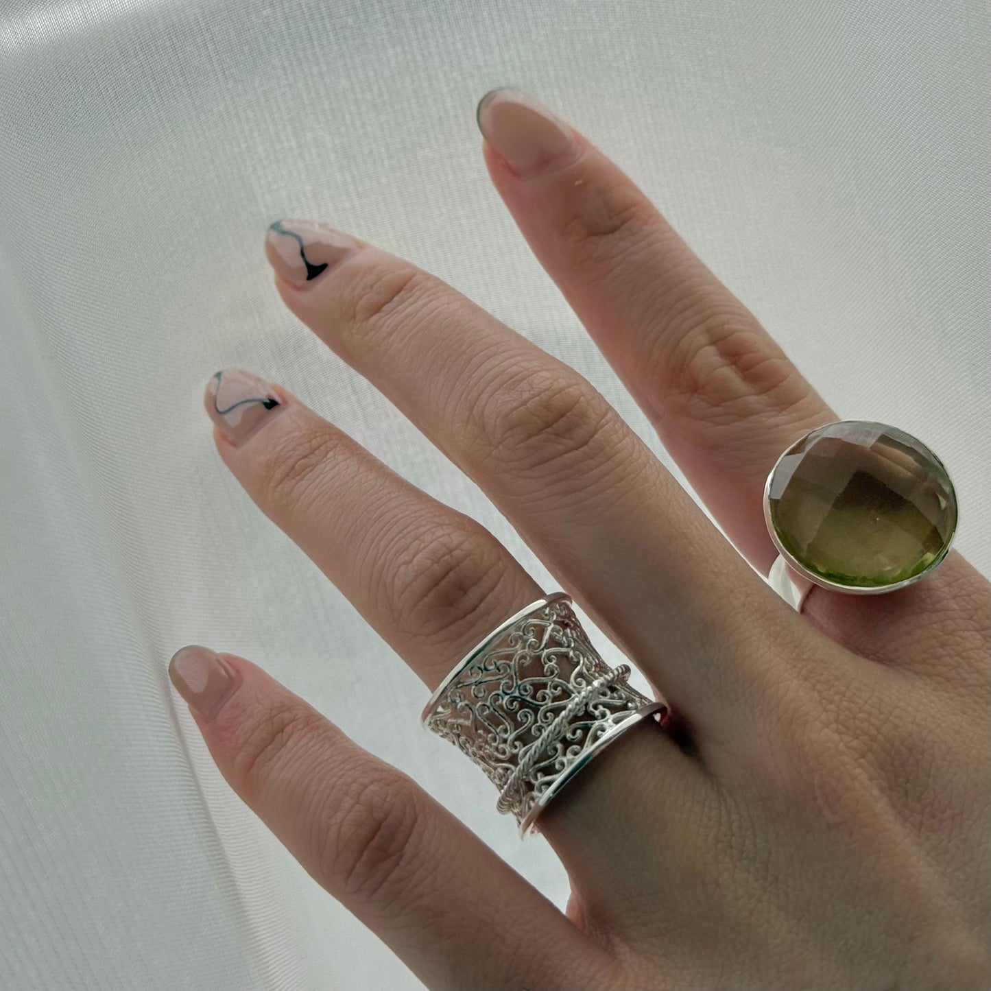 Big stone ring 5