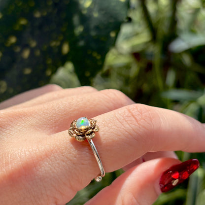 Flower design ring 20