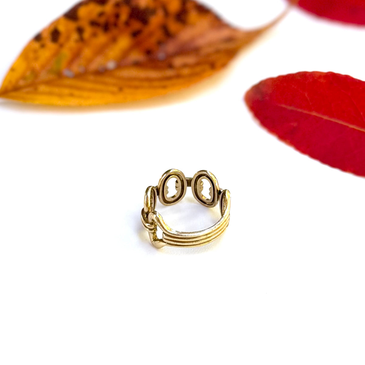 Brass plain ring 24
