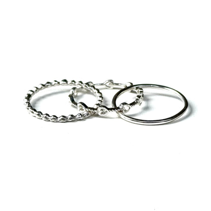 《新潟＆オンライン先行》Silver925 stacking ring 1