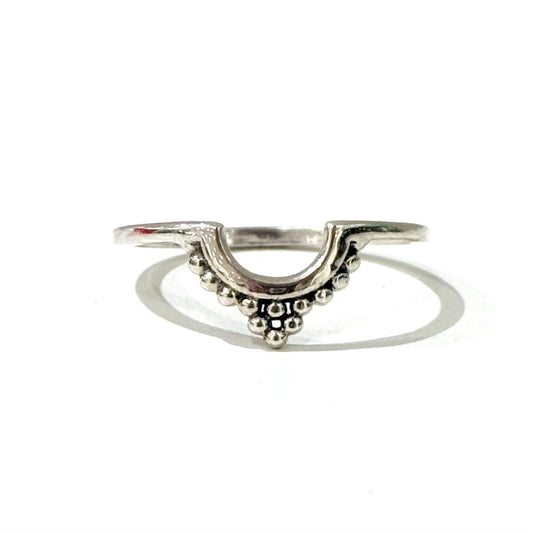 Silver925 plain ring 10