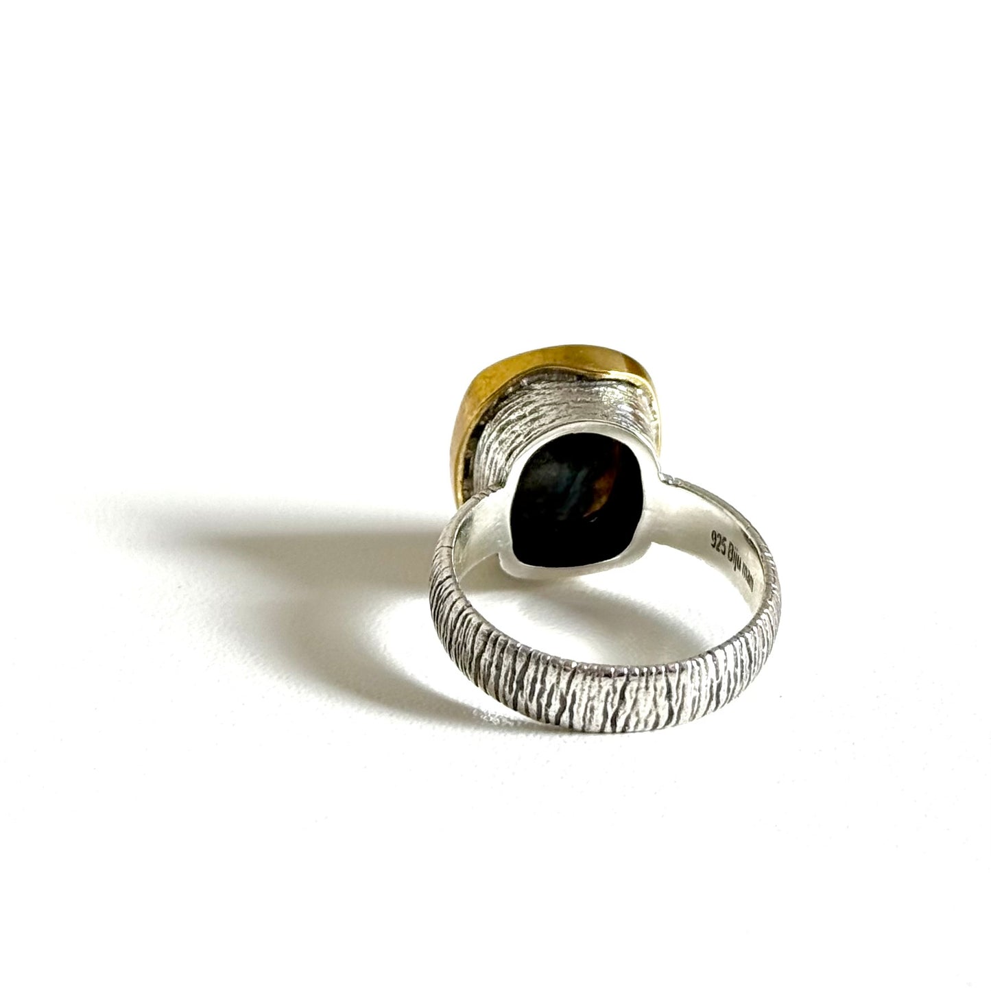 Silver925×Brass design ring 10