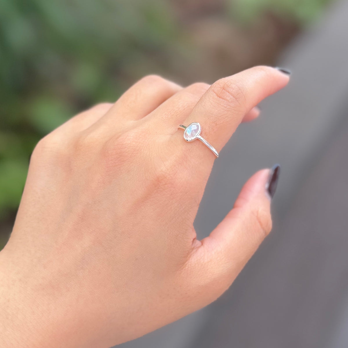 Silver925 1stone ring 10