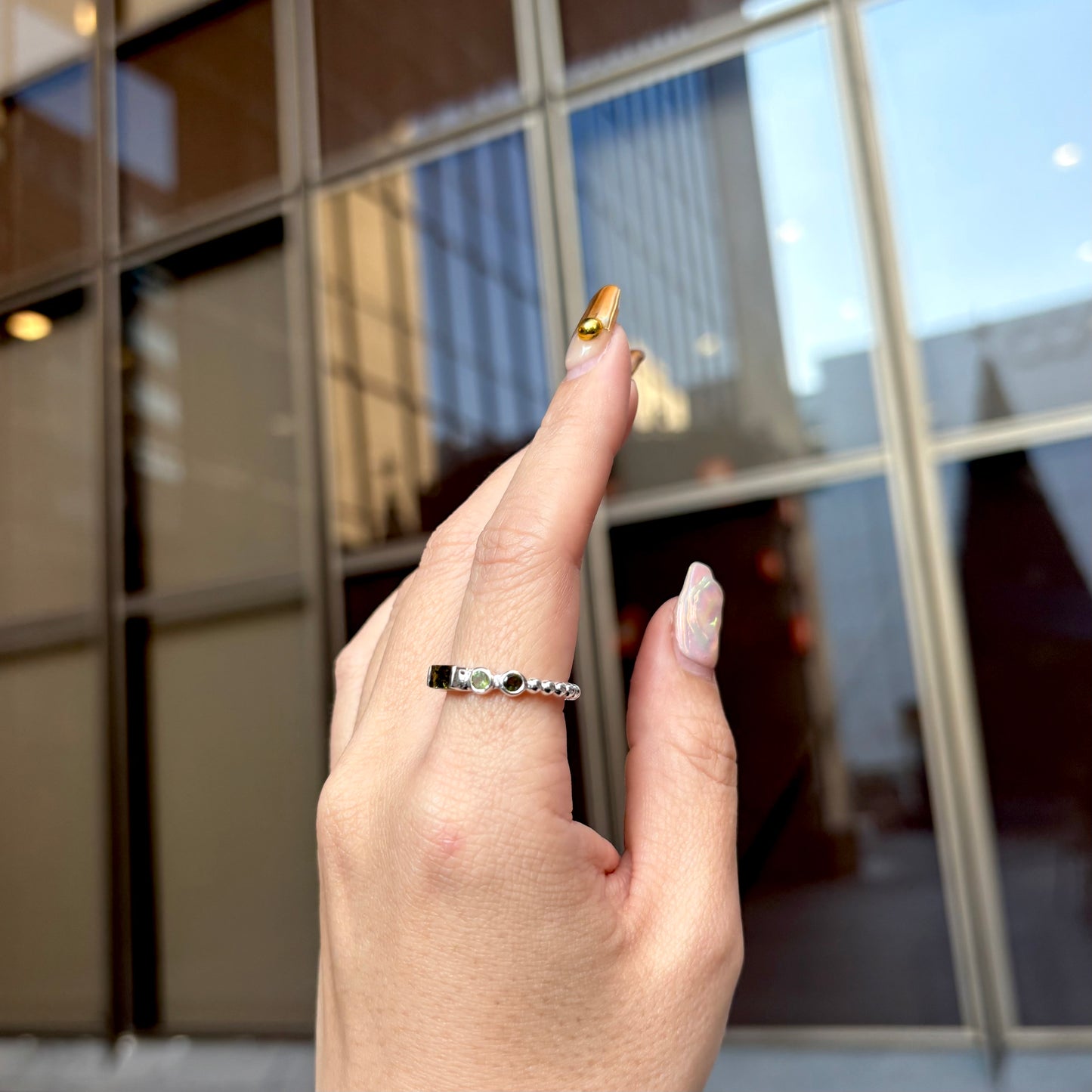 Multi tourmaline ring 4