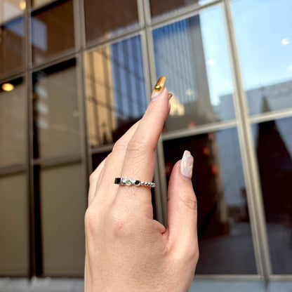 Multi tourmaline ring 4