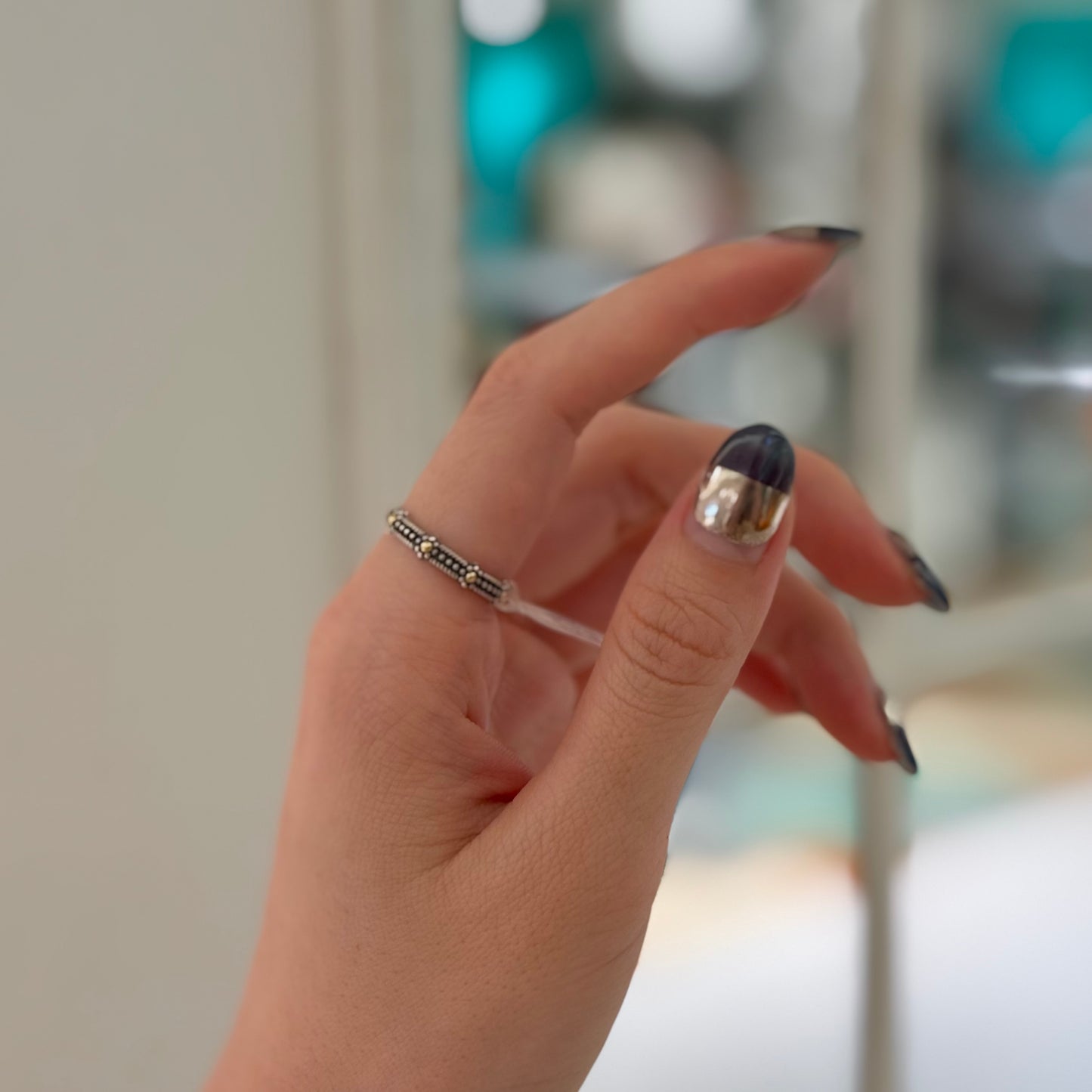 【Bijumam poco】Silver925×18K plain  ring 3