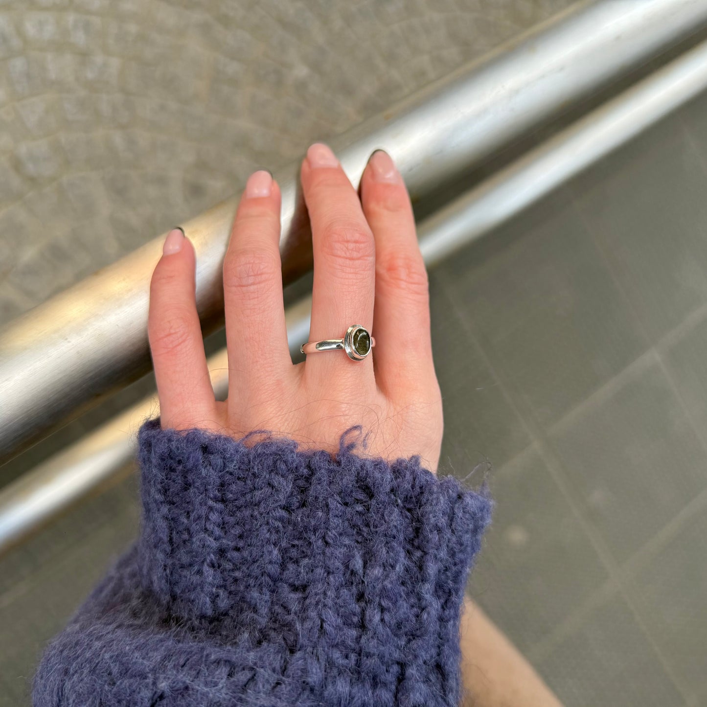 Silver925 1stone ring 4