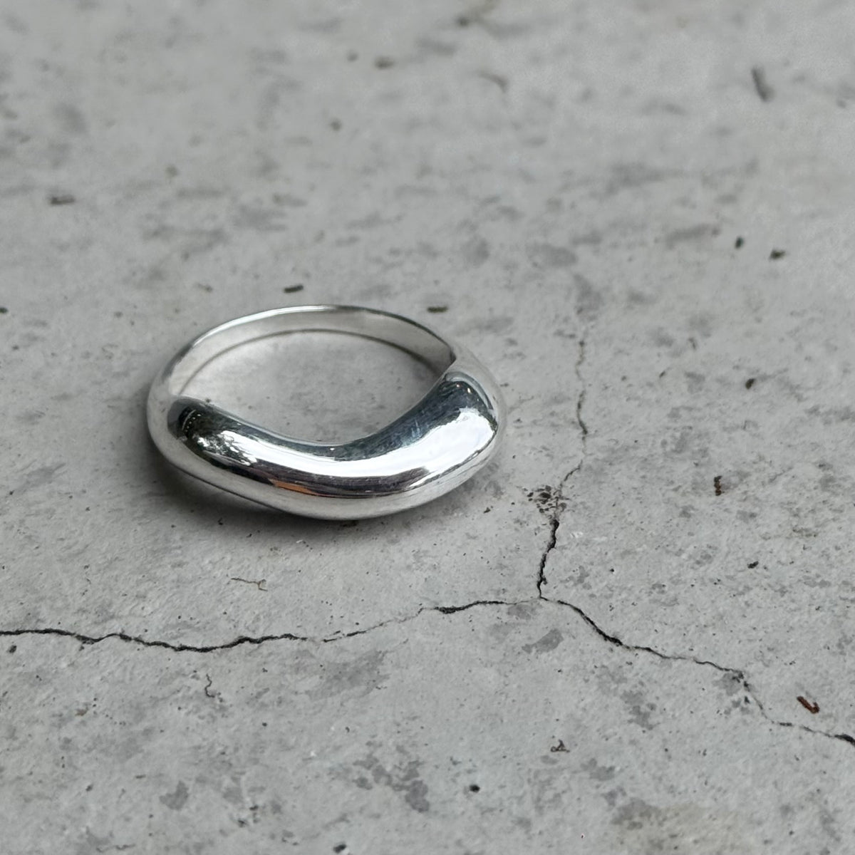 Silver925 plain ring 56