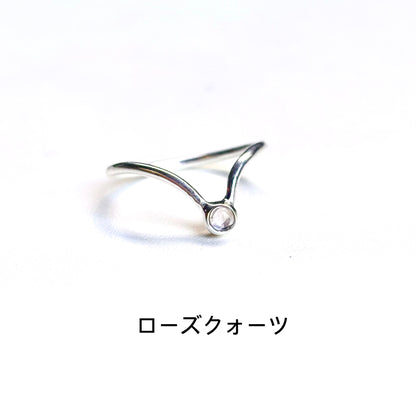 Silver925 V design ring 2