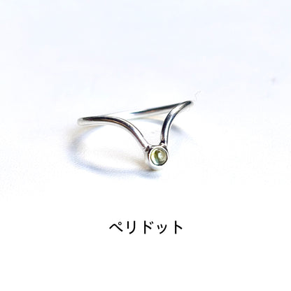Silver925 V design ring 2