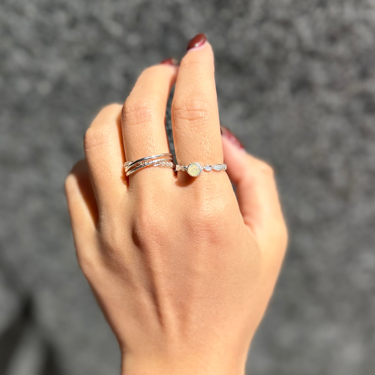 Opal design ring 8