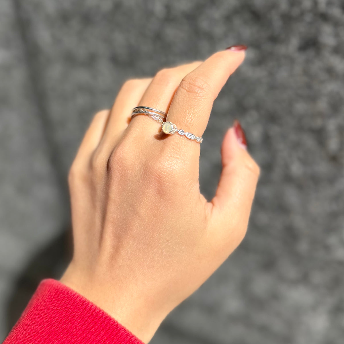 Opal design ring 8