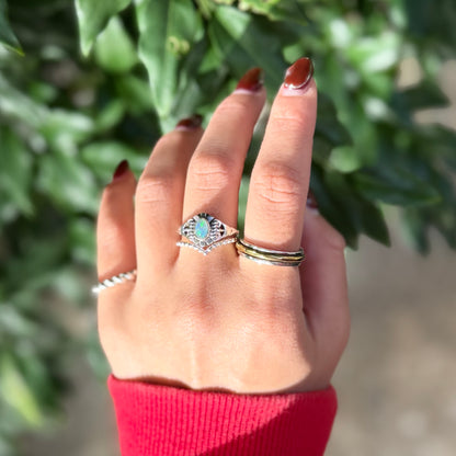 Opal design ring 11