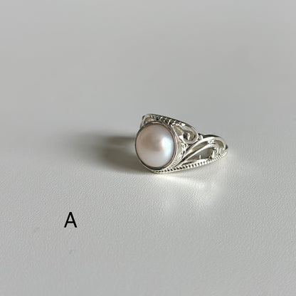 Pearl design ring 6