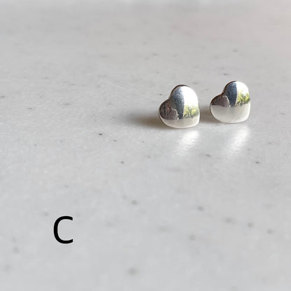 Silver925 plain pierce 1