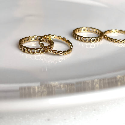 Brass plain ring 9
