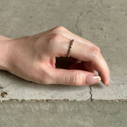 Silver925 plain ring 44