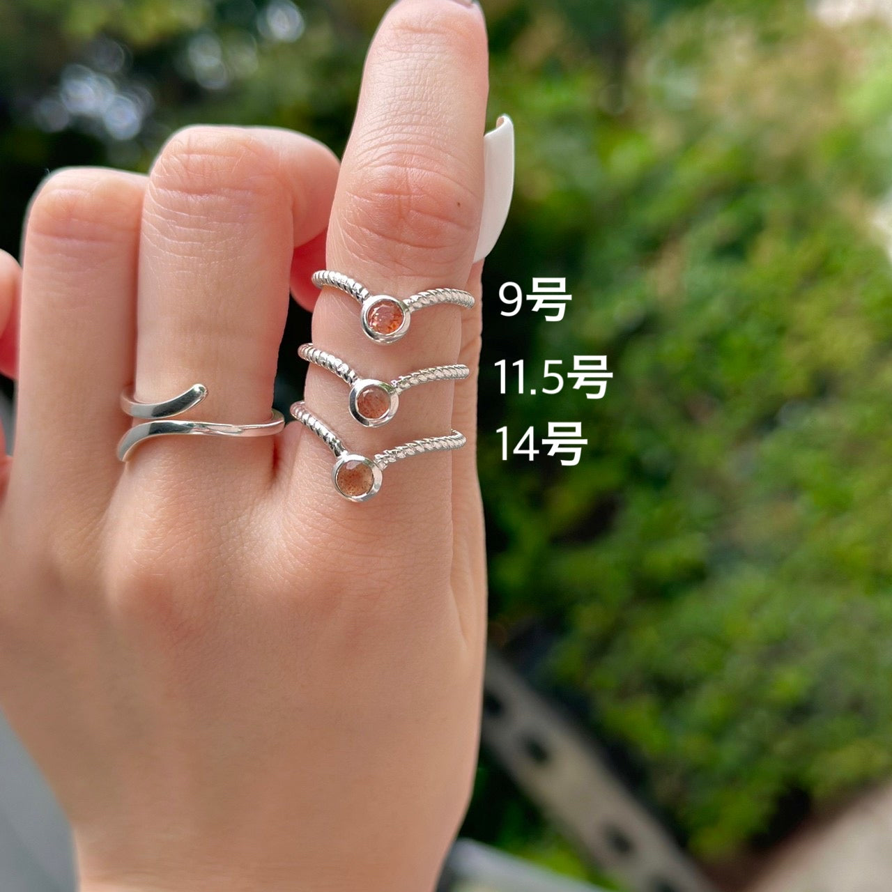 Silver925 V design ring 1