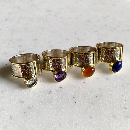 Silver925&Brass design ring