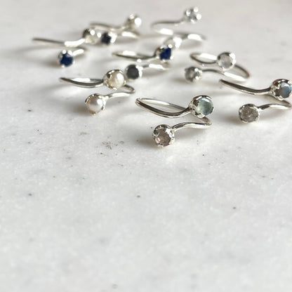 Silver925 2stone ring 2