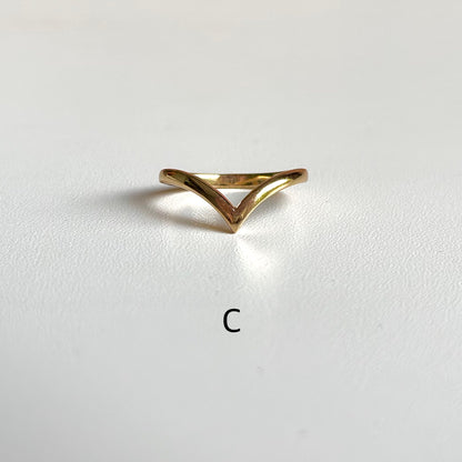 Brass plain ring 4