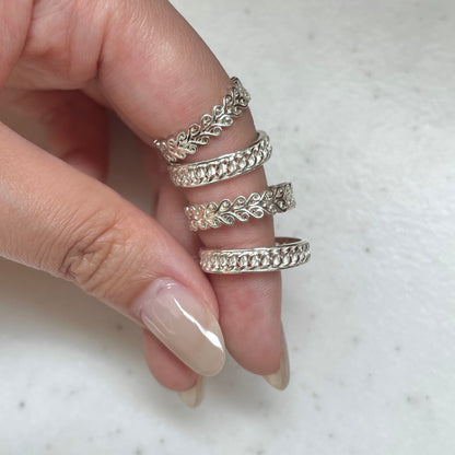 Silver925 plain ring 41