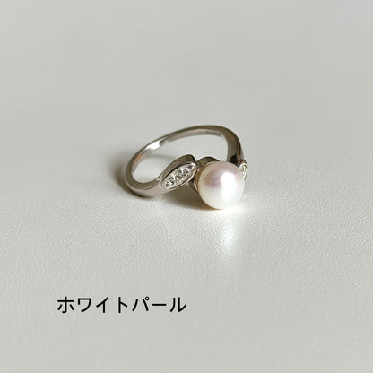 【poco】Pearl design ring 2