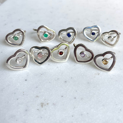 Heart 1stone ring