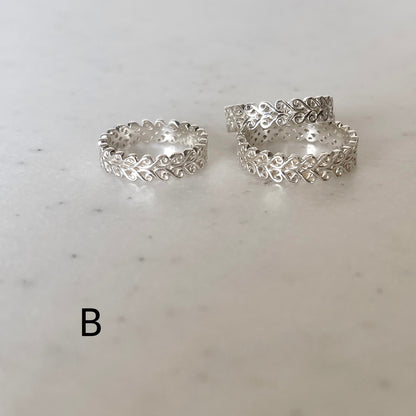 Silver925 plain ring 41