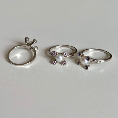 【poco】Pearl design ring 1