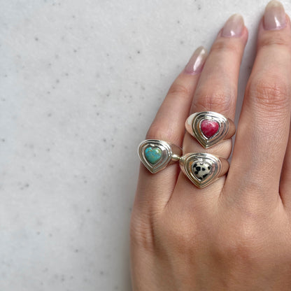 Heart design ring 5